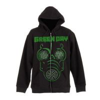 Green Day - Gas Mask (Zipped Hooded Sweatshirt)
