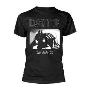 Led Zeppelin - Icon Logo Photo (T-Shirt)