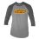 Clutch - Classic Logo Grey (3/4 Sleeve Baseball Shirt)