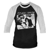 Sonic Youth - Goo White & Black (3/4 Sleeve Baseball Shirt)