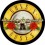 Guns N Roses - Bullet Logo (Backpatch)