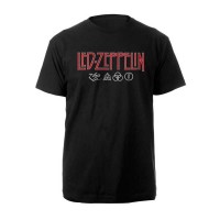 Led Zeppelin - Logo & Symbols (T-Shirt)