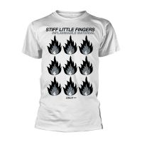 Stiff Little Fingers - Inflammable Material White (T-Shirt)