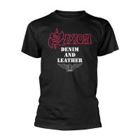 Saxon - Denim and Leather 2 (T-Shirt)
