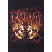 Pantera - Double Skull (Textile Poster)
